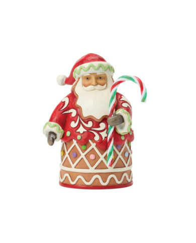 Heartwood Creek by Jim Shore - Figurine Père Noël Pain d'Épices Sucre d'Orge