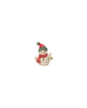 Heartwood Creek by Jim Shore - Mini Figurine Bonhomme de Neige à la Clochette