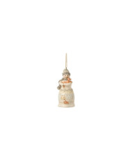 Heartwood Creek by Jim Shore - Suspension Bonhomme de Neige White Woodland