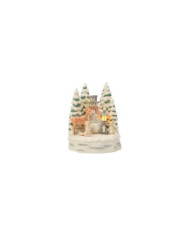 Heartwood Creek by Jim Shore - Figurine Bonhomme de Neige Forêt White Woodland