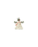 Heartwood Creek by Jim Shore - Figurine Bonhomme de Neige White Woodland Chapeau Givré