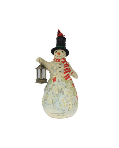 Heartwood Creek by Jim Shore - Figurine Bonhomme de Neige LED