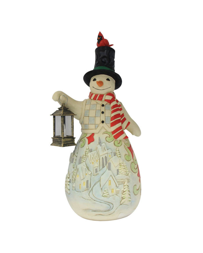 Heartwood Creek by Jim Shore - Figurine Bonhomme de Neige LED