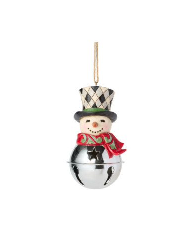 Heartwood Creek by Jim Shore - Suspension Bonhomme de Neige Clochette Highland Glen