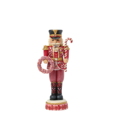 Heartwood Creek by Jim Shore - Figurine Casse-Noisette Soldat de Plomb Rouge et Blanc