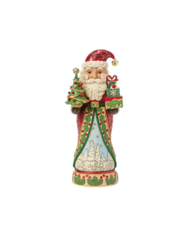 Heartwood Creek by Jim Shore - Figurine Casse-Noisette Père Noël Rouge et Vert