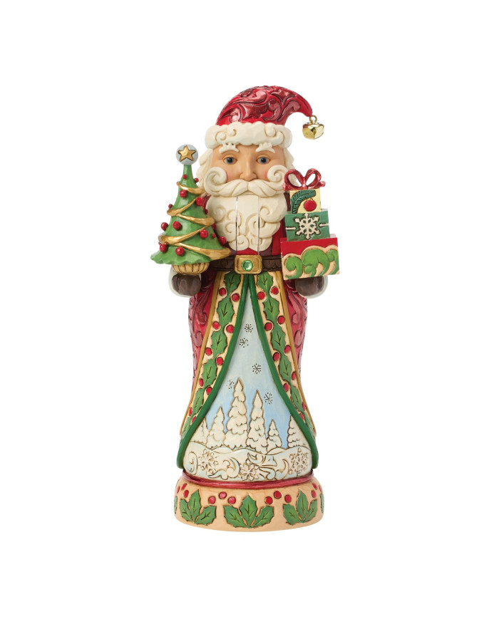 Heartwood Creek by Jim Shore - Figurine Casse-Noisette Père Noël Rouge et Vert