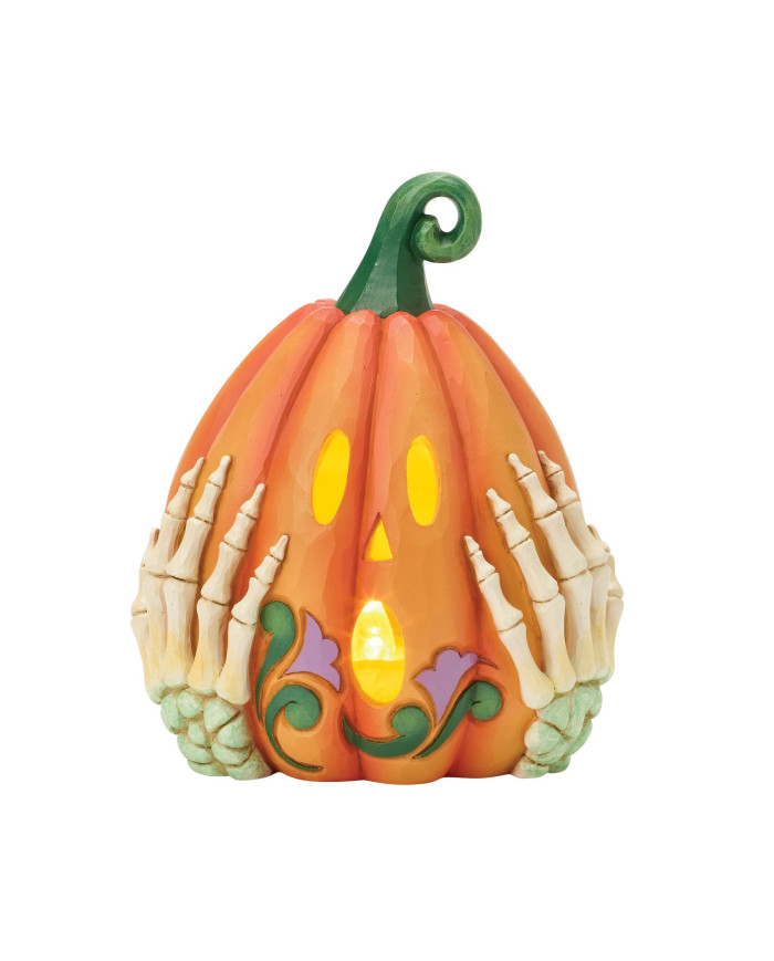 Heartwood Creek by Jim Shore - Figurine Citrouille Squelette LED