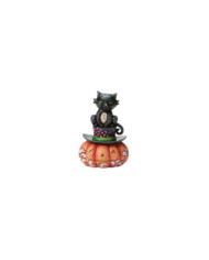 Heartwood Creek by Jim Shore - Figurine Chat Noir Citrouille Halloween