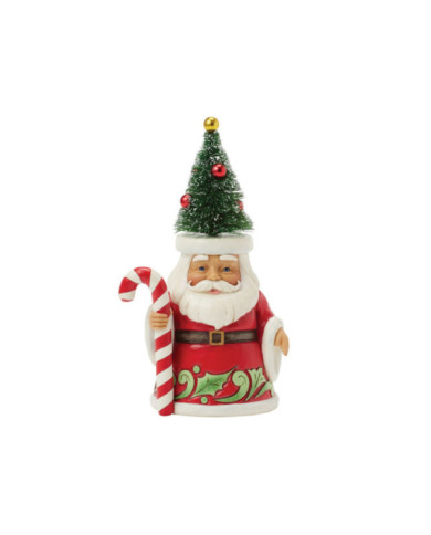 Heartwood Creek by Jim Shore - Figurine Père Noël Chapeau Sapin