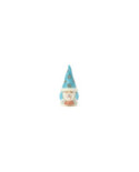 Heartwood Creek by Jim Shore - Figurine Gnome de Noël Bleu Mini Boule Neigeuse