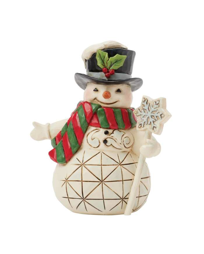 Heartwood Creek by Jim Shore - Mini Figurine Bonhomme de Neige Flocon