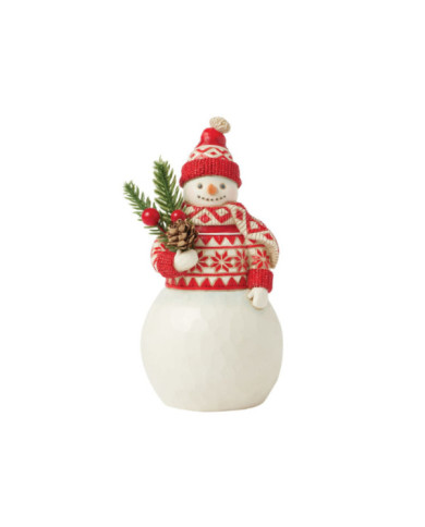 Heartwood Creek by Jim Shore - Bonhomme de Neige Bouquet de  Noël