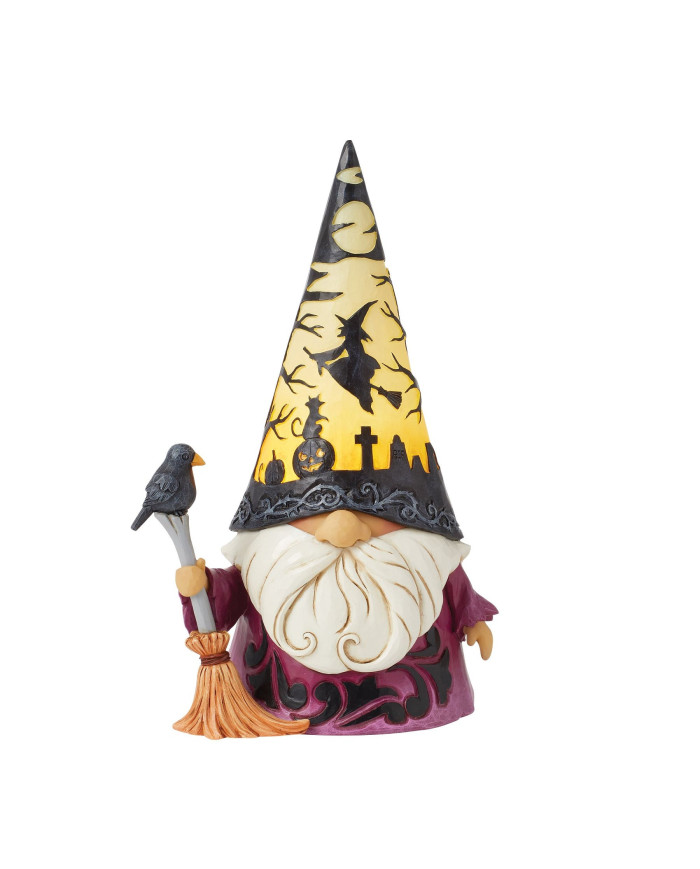 Heartwood Creek by Jim Shore - Figurine Gnome Halloween Lumineux