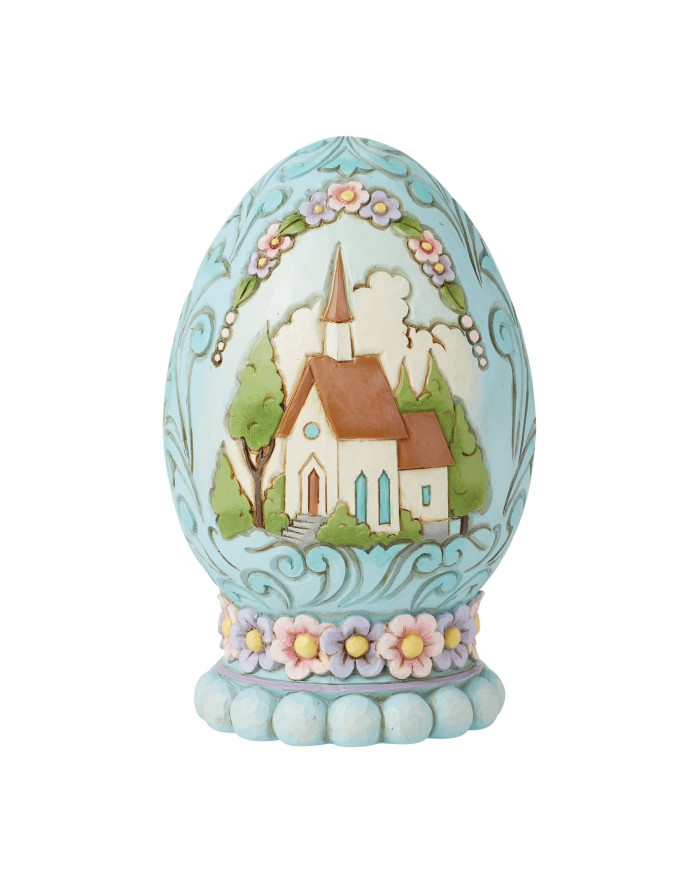 Heartwood Creek by Jim Shore - Figurine Oeuf Église