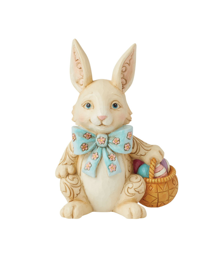 Heartwood Creek by Jim Shore - Figurine Lapin Pâques Panier