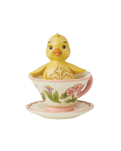 Heartwood Creek by Jim Shore - Figurine Poussin Tasse de thé