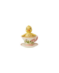 Heartwood Creek by Jim Shore - Figurine Poussin Tasse de thé