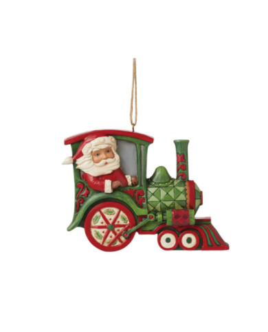 Heartwood Creek by Jim Shore - Suspension Père Noël Train