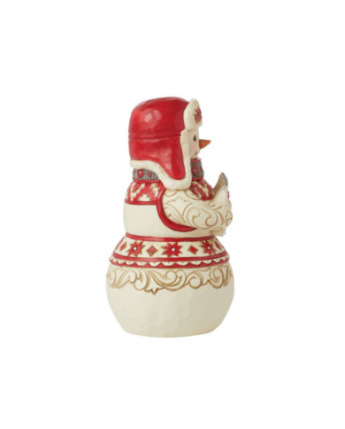 Heartwood Creek by Jim Shore - Figurine Bonhomme de Neige Noël Nordique