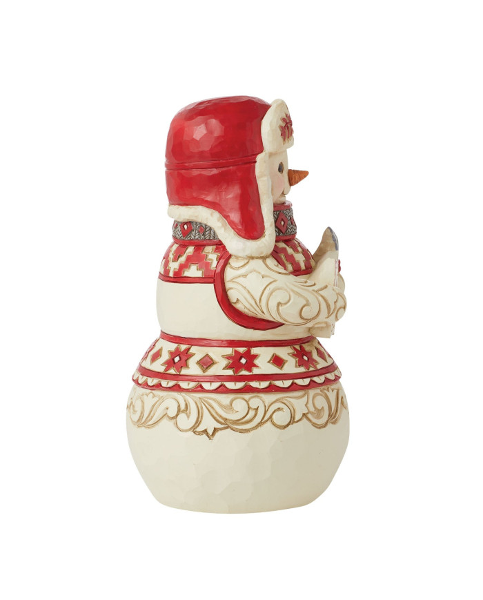 Heartwood Creek by Jim Shore - Figurine Bonhomme de Neige Noël Nordique