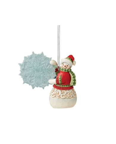 Heartwood Creek by Jim Shore - Suspension Bonhomme de Neige avec flocon