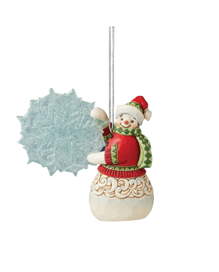 Heartwood Creek by Jim Shore - Suspension Bonhomme de Neige avec flocon