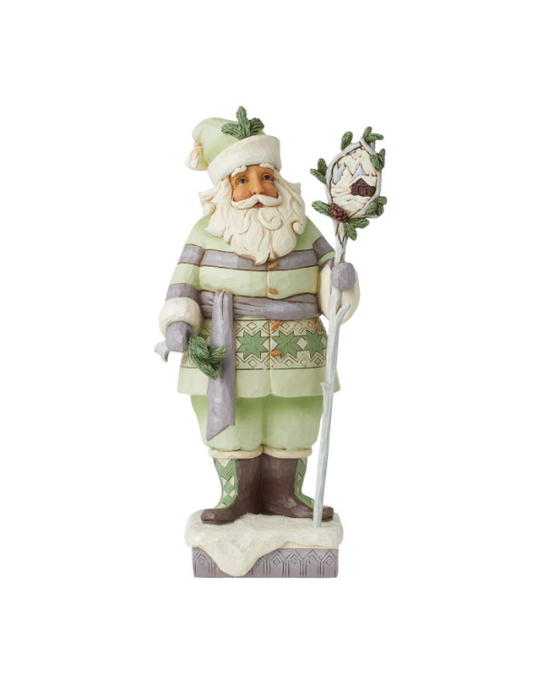 Heartwood Creek by Jim Shore - Figurine Père Noël des Bois White Woodland