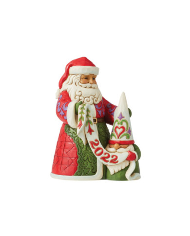Heartwood Creek by Jim Shore - Figurine Père Noël avec Gnome 2022 Hallmark Exclusive