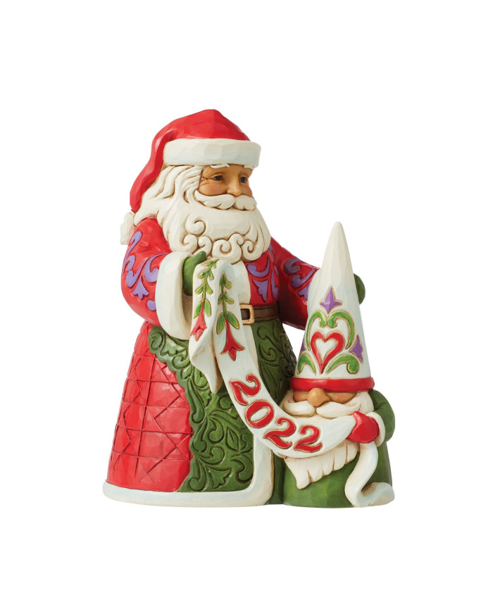 Heartwood Creek by Jim Shore - Figurine Père Noël avec Gnome 2022 Hallmark Exclusive
