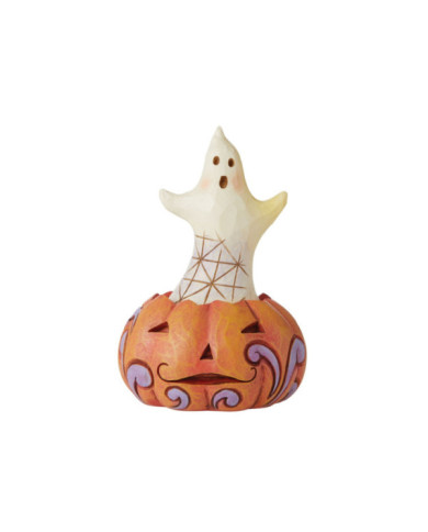 Heartwood Creek by Jim Shore - Mini Figurine Citrouille Fantôme