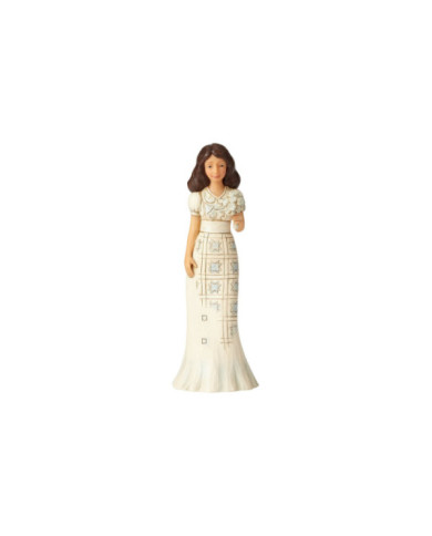 Heartwood Creek by Jim Shore - Figurine fille avec fleurs