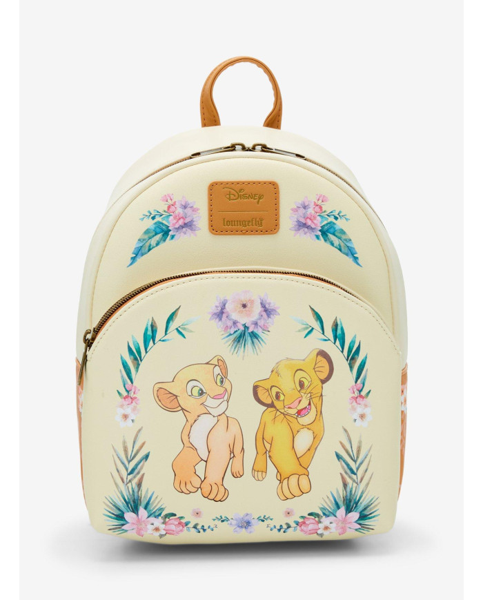 Sac à dos Loungefly - Le Roi Lion Simba & Nala Floral
