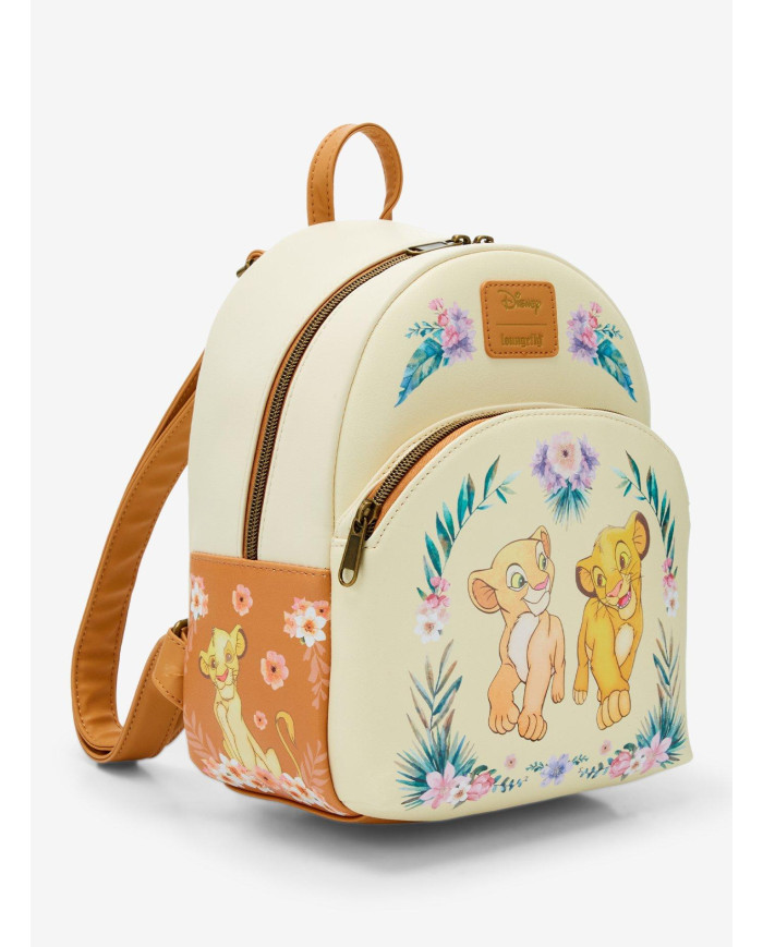 Sac à dos Loungefly - Le Roi Lion Simba & Nala Floral