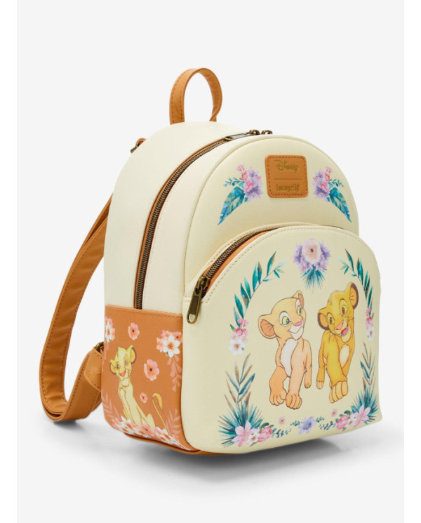 Sac à dos Loungefly - Le Roi Lion Simba & Nala Floral