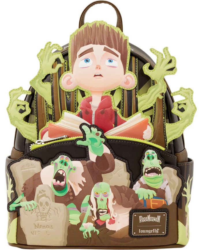 Sac à dos Loungefly - L'Étrange Pouvoir de Norman Zombies Glow