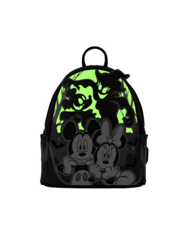 Sac à dos Loungefly - Mickey & Minnie Ghost Light-Up Glow