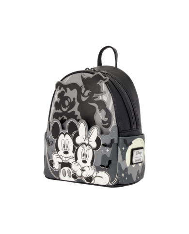Sac à dos Loungefly - Mickey & Minnie Ghost Light-Up Glow