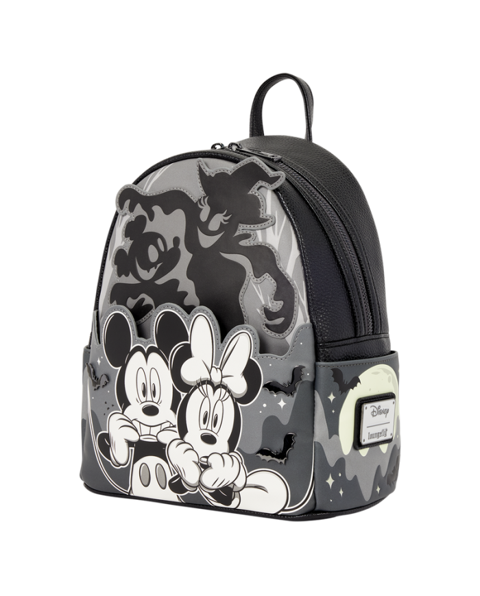 Sac à dos Loungefly - Mickey & Minnie Ghost Light-Up Glow