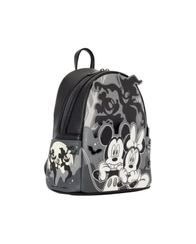 Sac à dos Loungefly - Mickey & Minnie Ghost Light-Up Glow