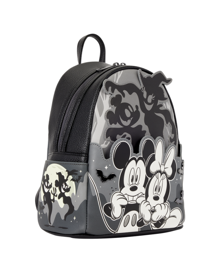 Sac à dos Loungefly - Mickey & Minnie Ghost Light-Up Glow
