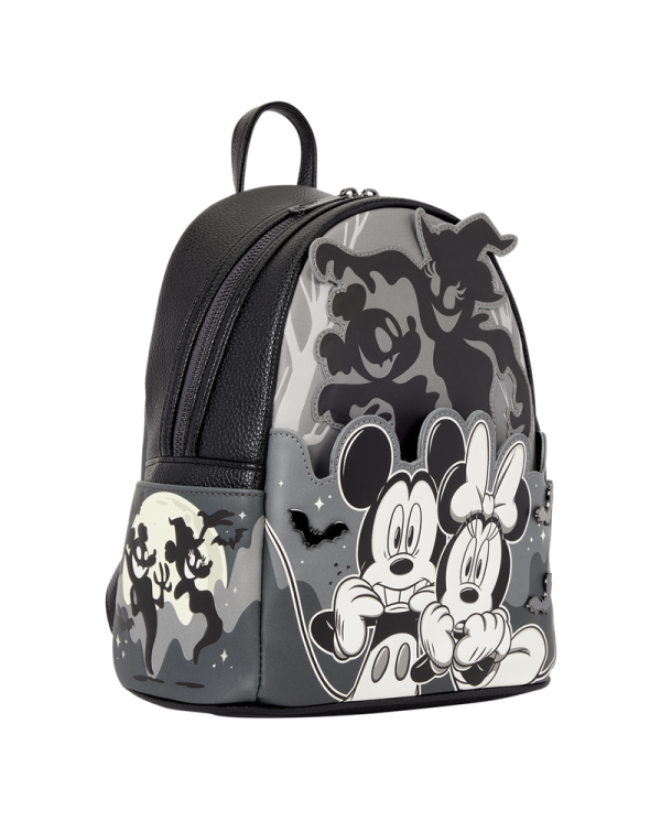 Sac à dos Loungefly - Mickey & Minnie Ghost Light-Up Glow