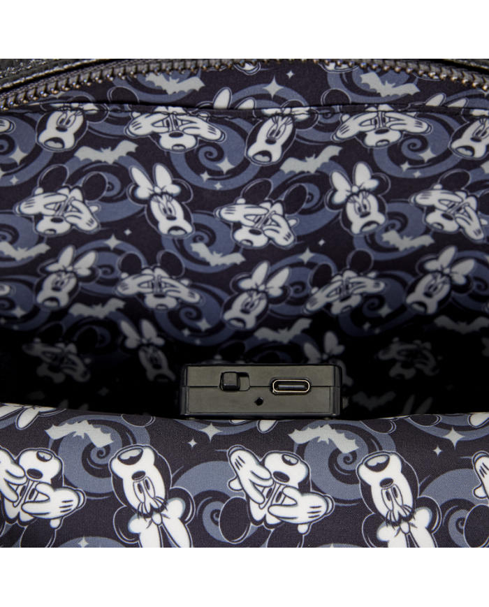 Sac à dos Loungefly - Mickey & Minnie Ghost Light-Up Glow