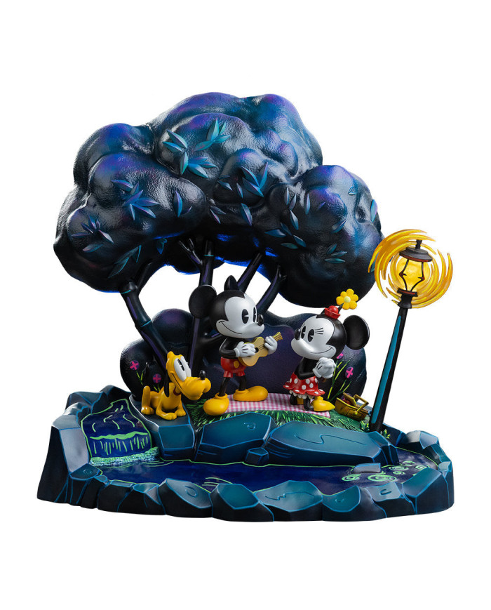 Statuette Iron Studios - Mickey, Minnie and Pluto's Day at the Park - Disney Classics - Deluxe Art Scale 1/10