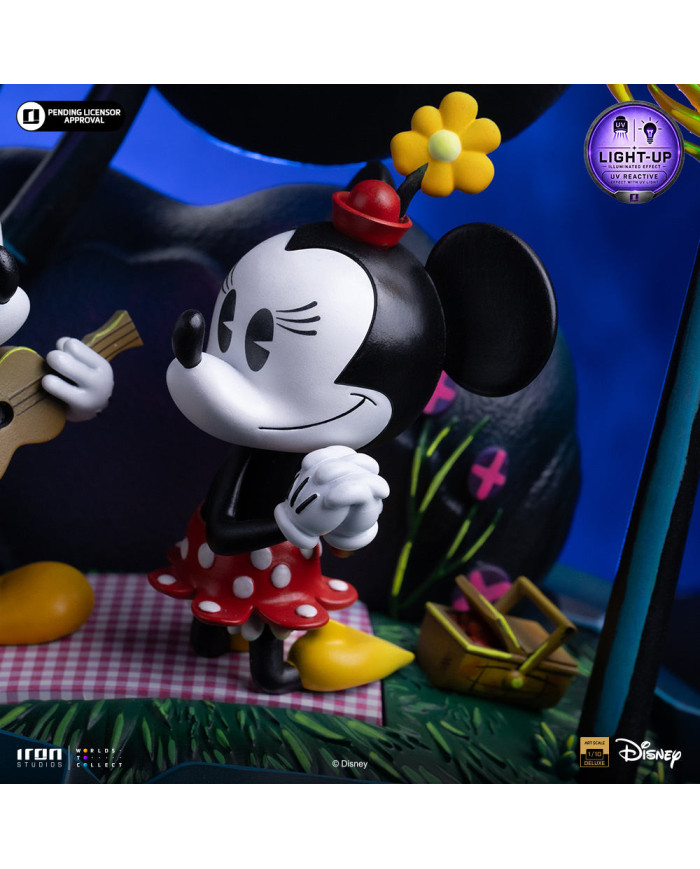 Statuette Iron Studios - Mickey, Minnie and Pluto's Day at the Park - Disney Classics - Deluxe Art Scale 1/10