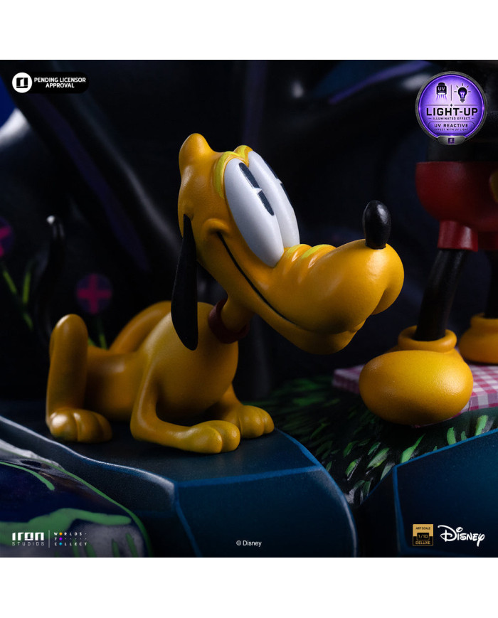 Statuette Iron Studios - Mickey, Minnie and Pluto's Day at the Park - Disney Classics - Deluxe Art Scale 1/10