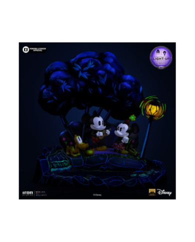 Statuette Iron Studios - Mickey, Minnie and Pluto's Day at the Park - Disney Classics - Deluxe Art Scale 1/10