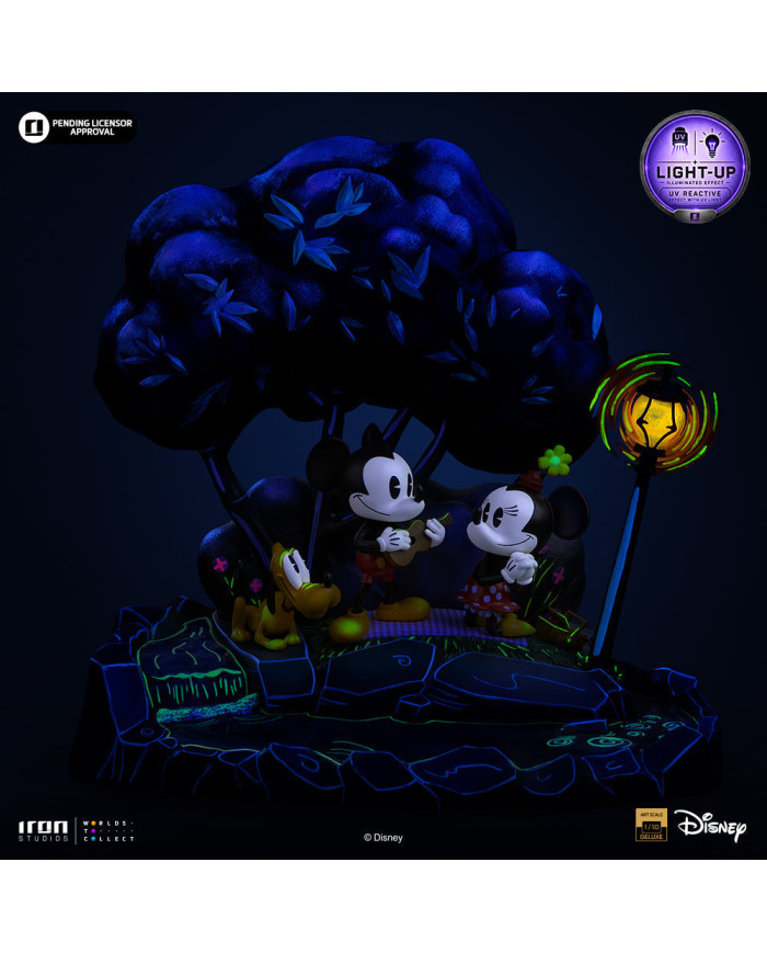 Statuette Iron Studios - Mickey, Minnie and Pluto's Day at the Park - Disney Classics - Deluxe Art Scale 1/10