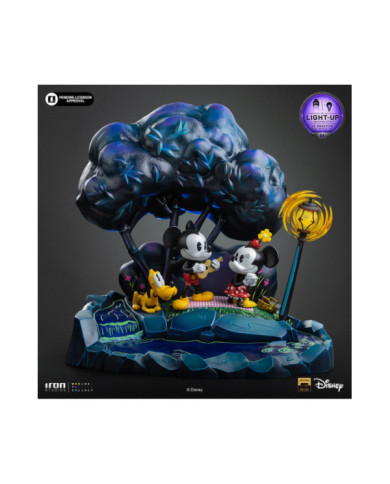 Statuette Iron Studios - Mickey, Minnie and Pluto's Day at the Park - Disney Classics - Deluxe Art Scale 1/10