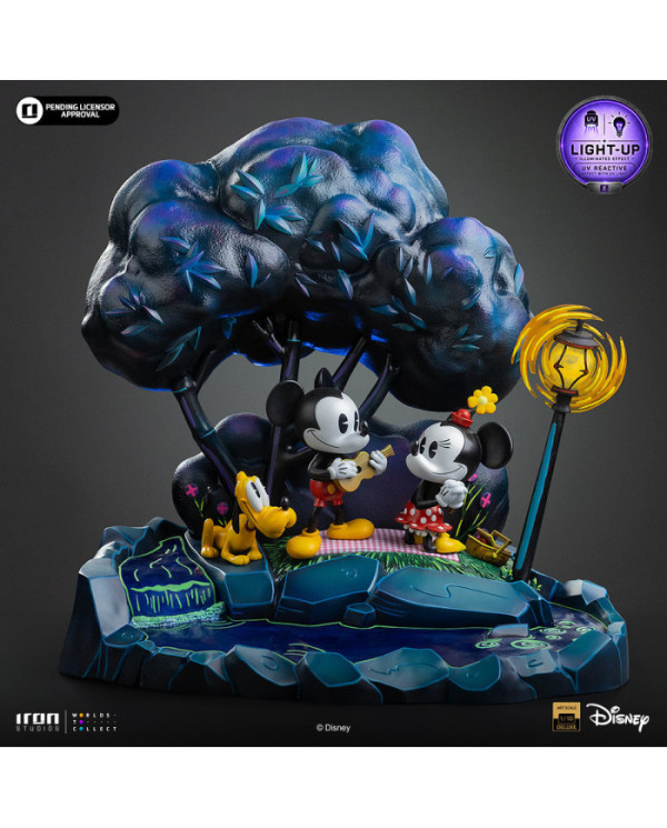 Statuette Iron Studios - Mickey, Minnie and Pluto's Day at the Park - Disney Classics - Deluxe Art Scale 1/10